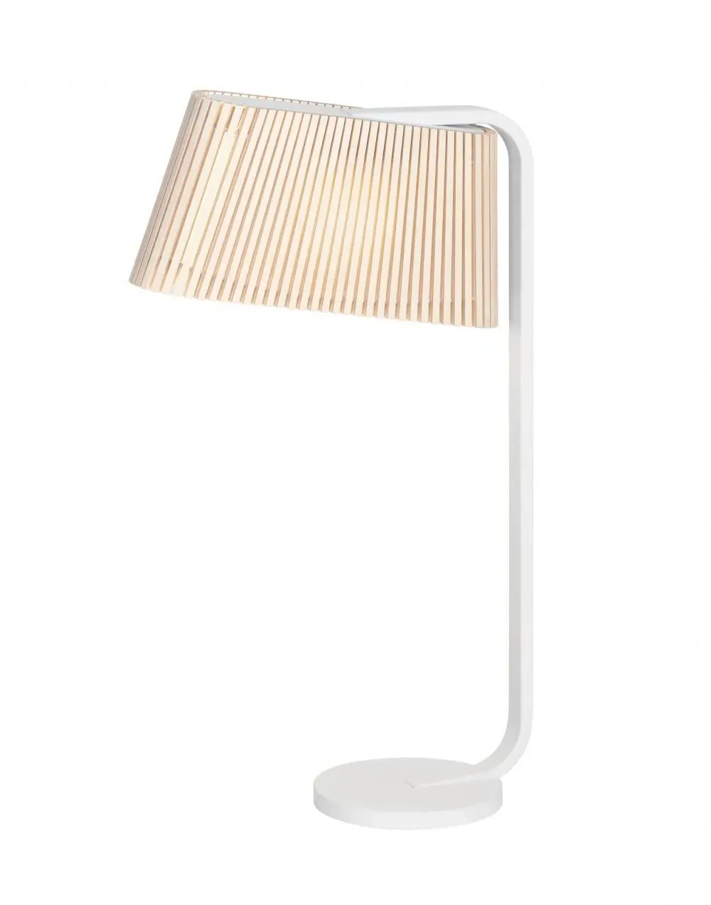 Table Lamp with Compact Design - Black, Birch