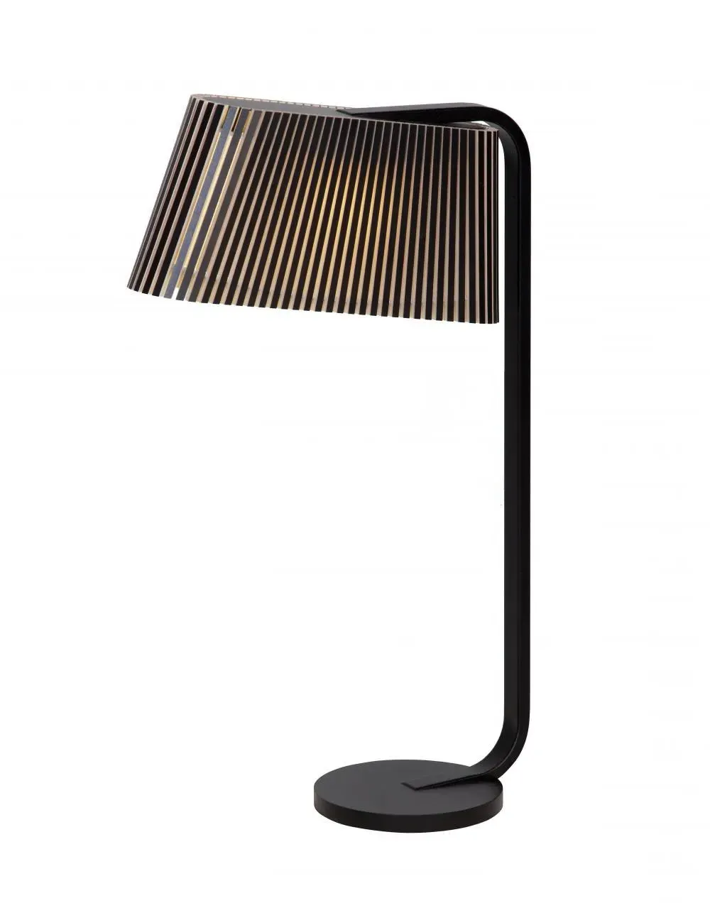 Table Lamp with Compact Design - Walnut, Birch