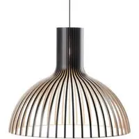 Victo Large Pendant Light - Black, Birch