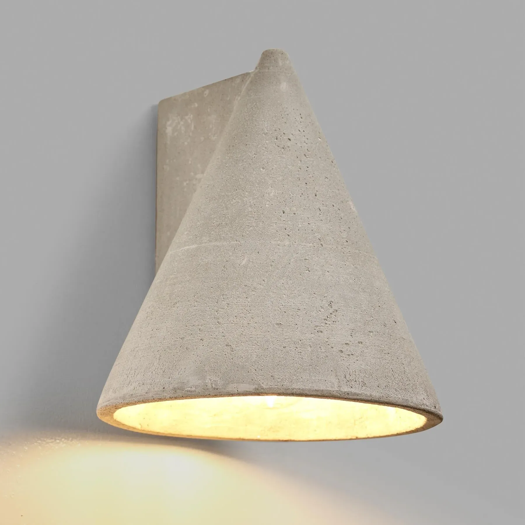 No 1 Primary Shape Wall Light - Concrete