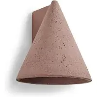 No 1 Primary Shape Wall Light - Dark Red