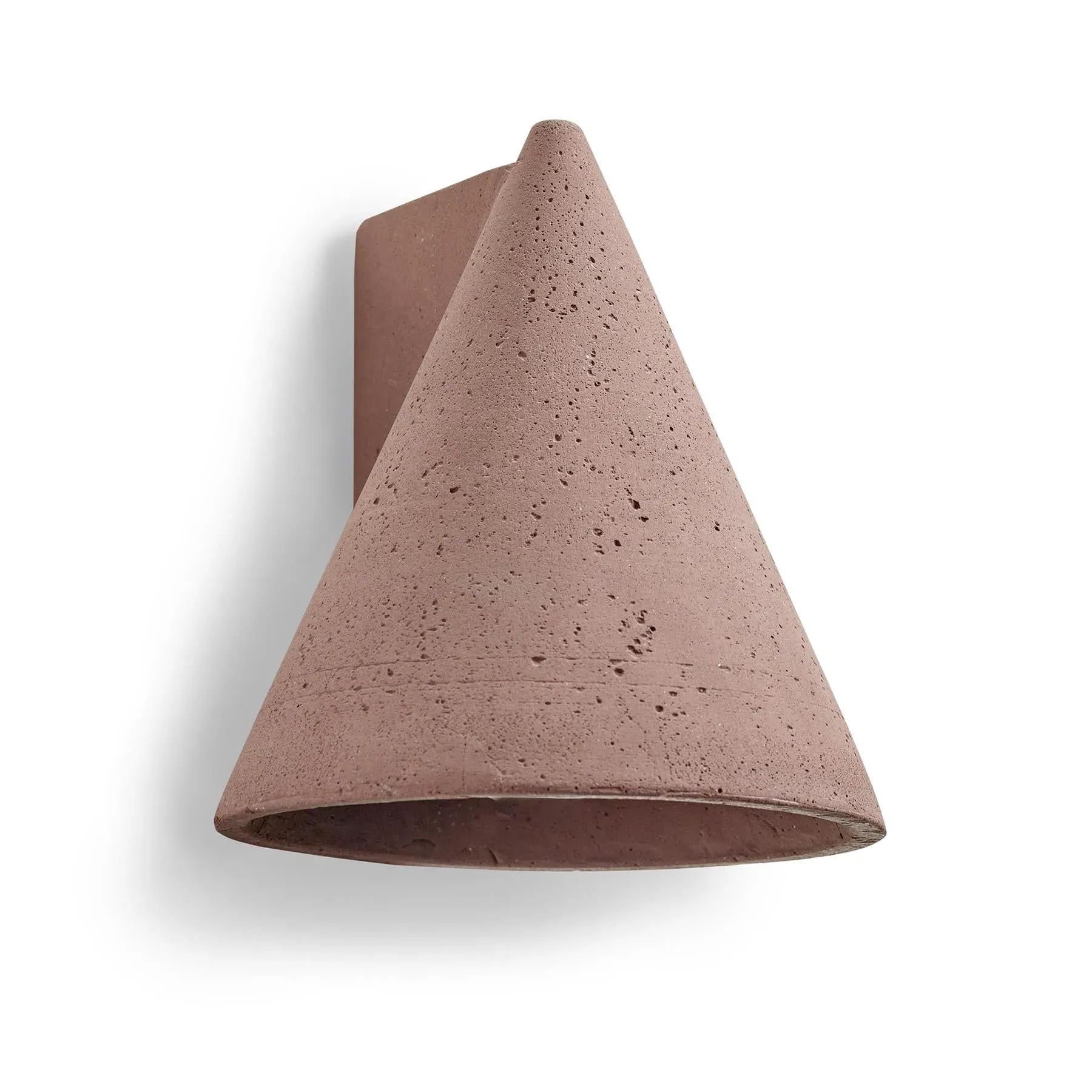 No 1 Primary Shape Wall Light - Dark Red