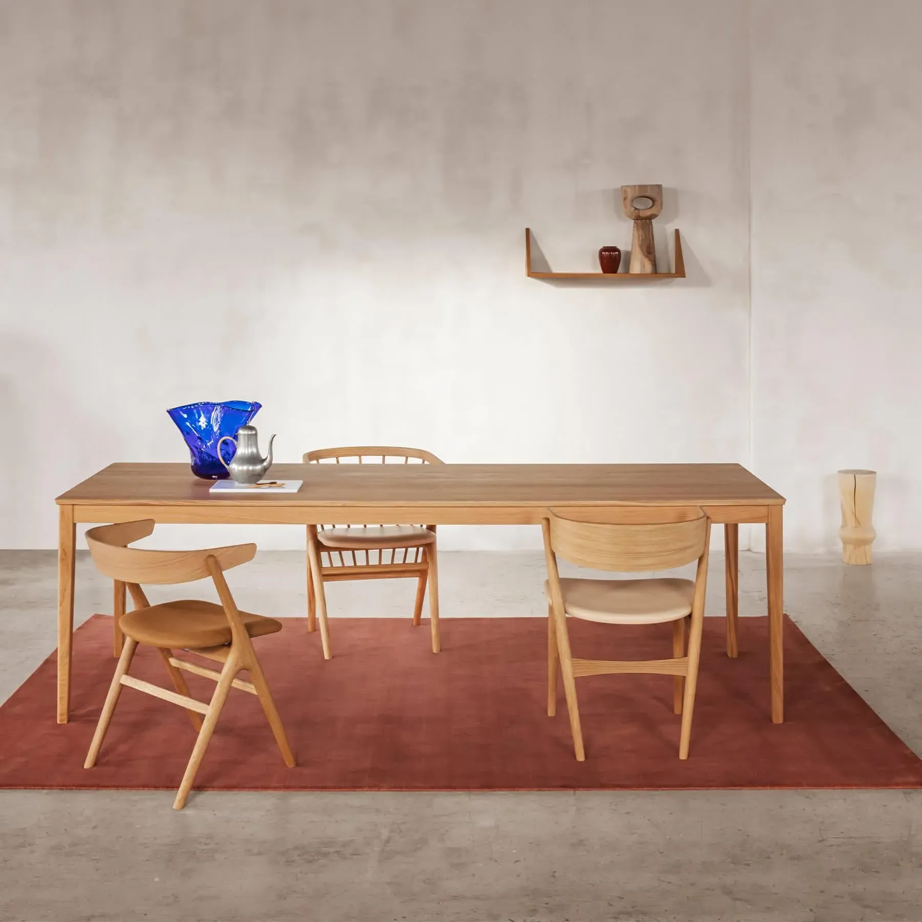 Extendable Dining Table - Dark Oiled, Oak