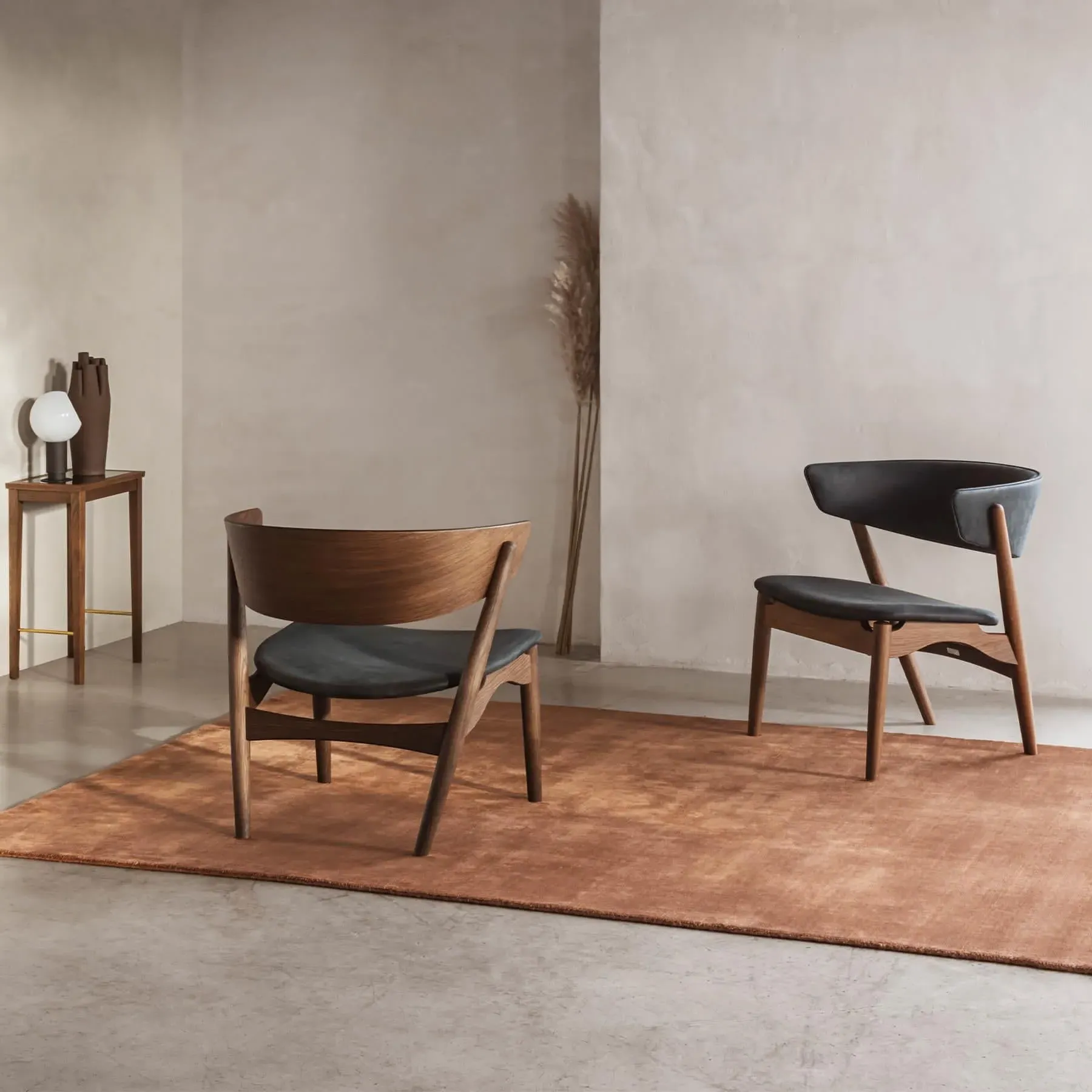 No 7 Lounge Chair - Honey, Leather