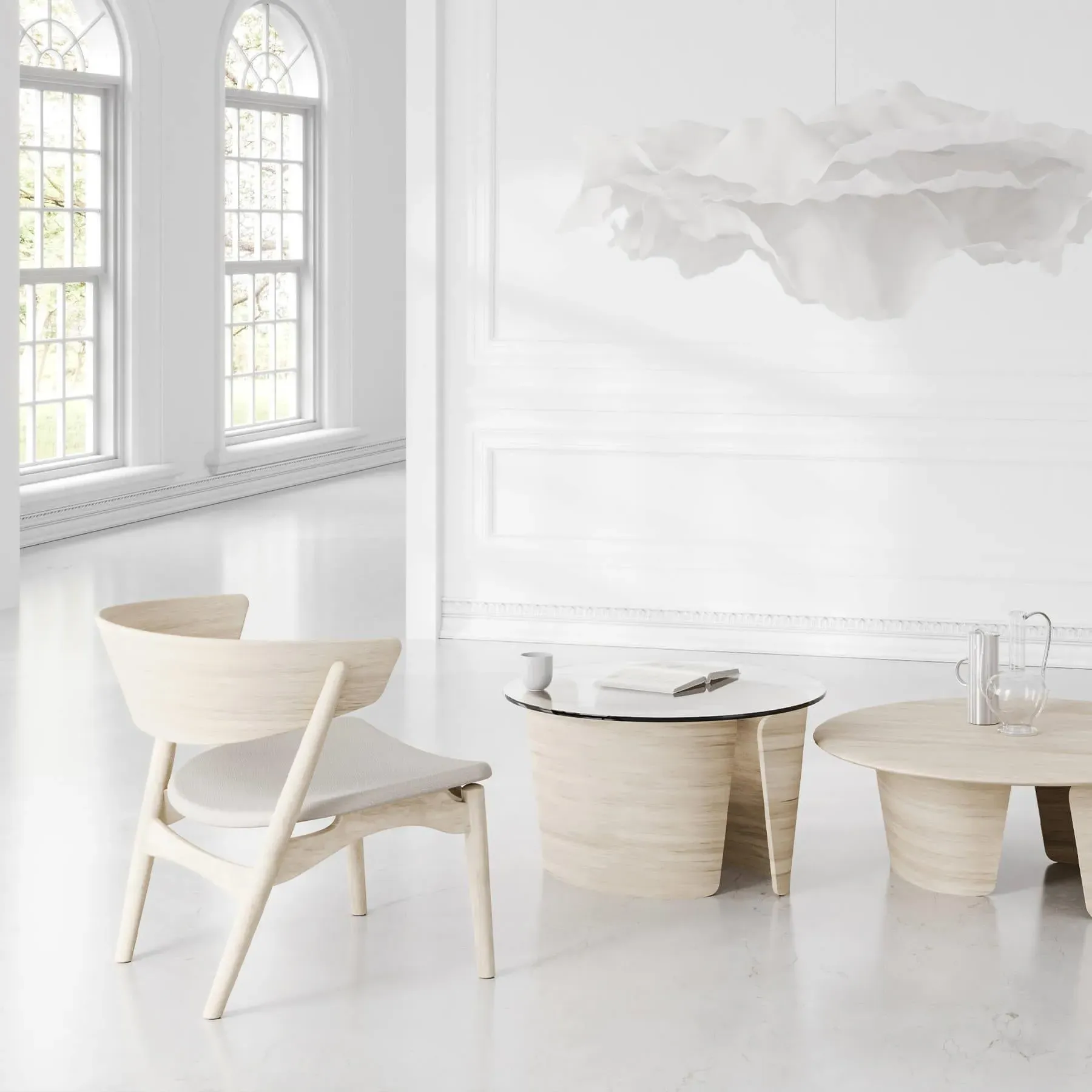 No 7 Lounge Chair - Honey, Leather