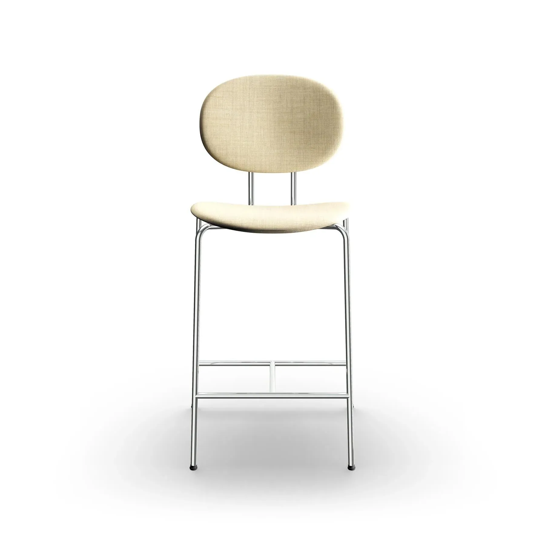 Piet Hein Upholstered Bar Chair - Anthracite, Leather