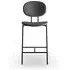 Piet Hein Upholstered Bar Chair - Anthracite, Leather