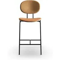 Piet Hein Upholstered Bar Chair - Brandy, Leather