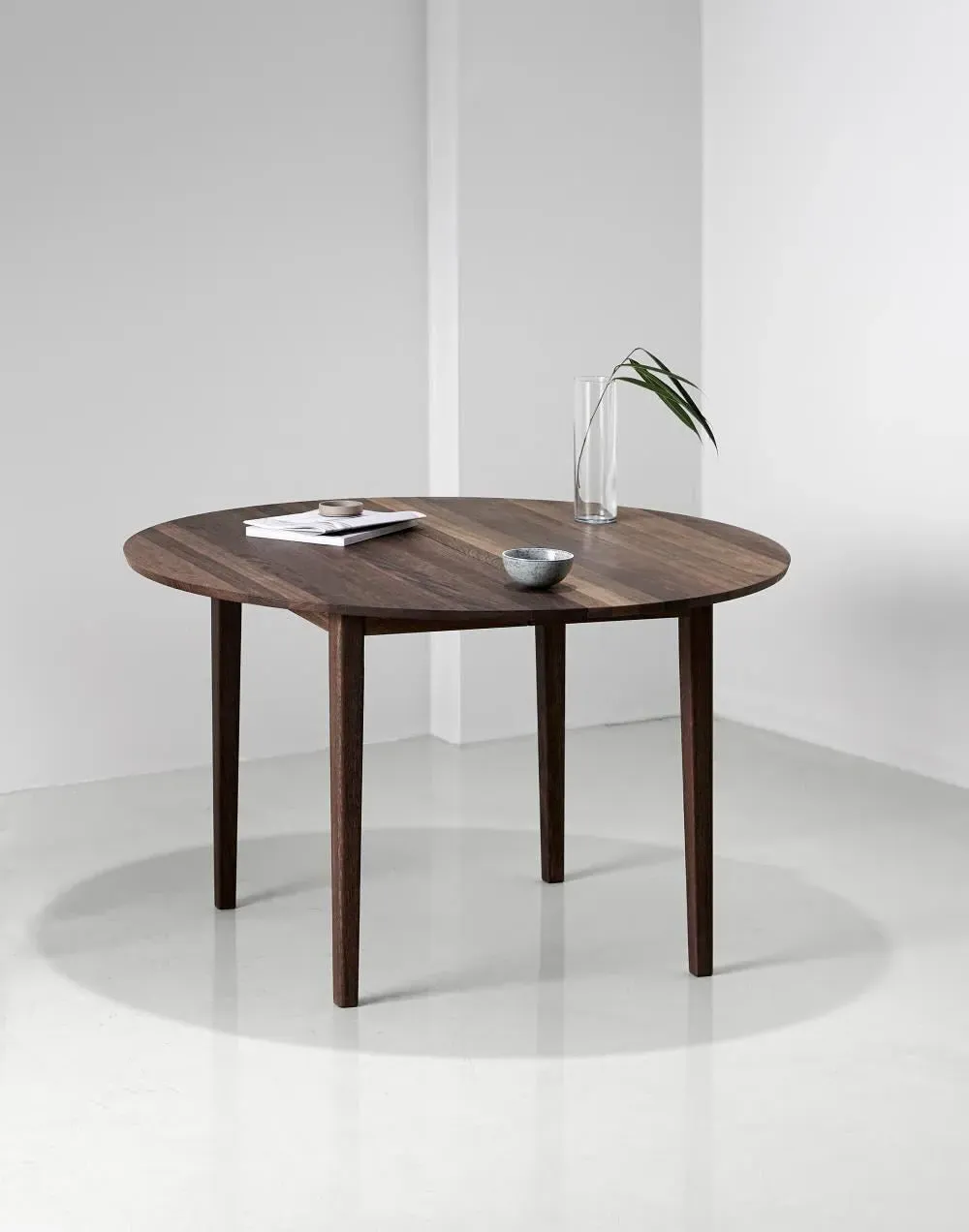 Round Dining Table - Soaped Oak, Solid Wood