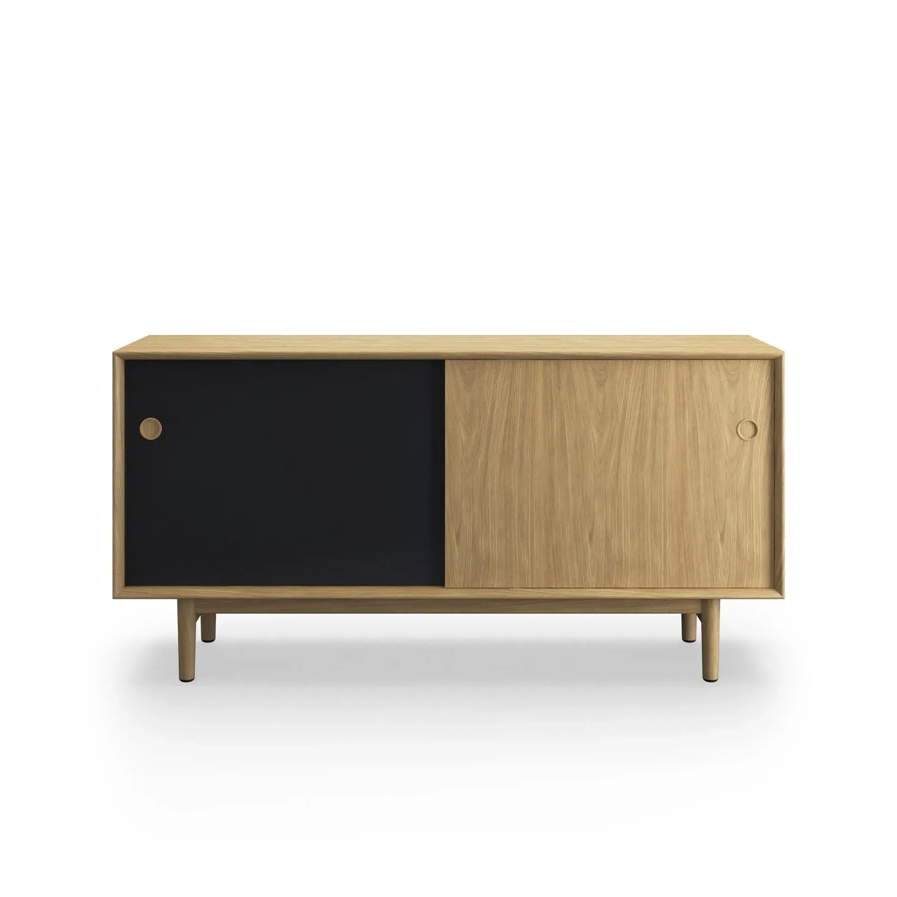 Sideboard with Storage - Black, Oak