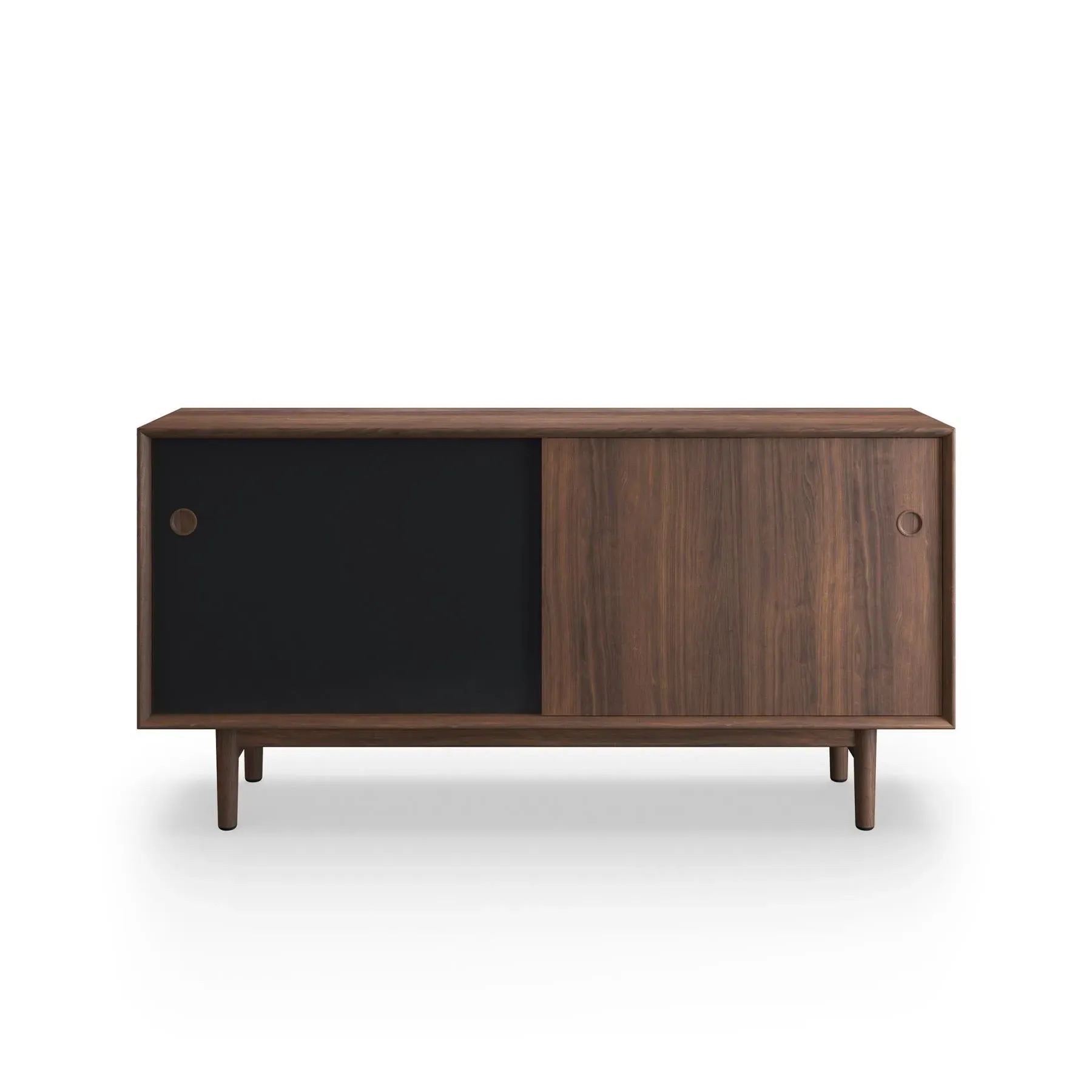 Sideboard with Storage - Black, Walnut