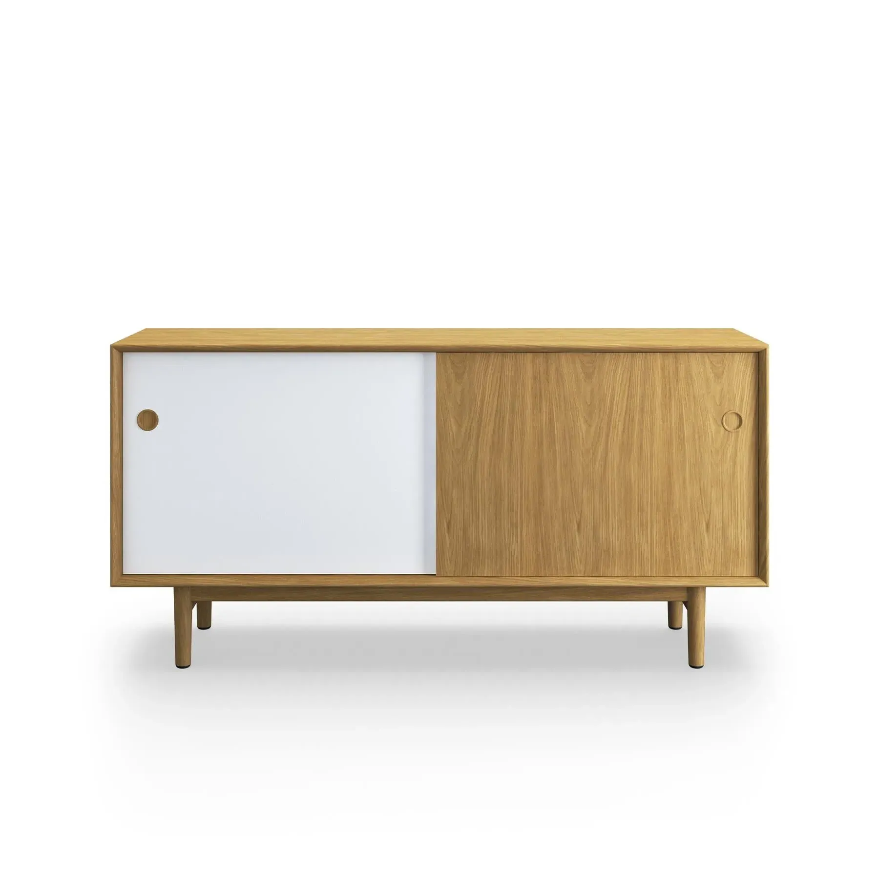 Sideboard with Storage - White, Oak