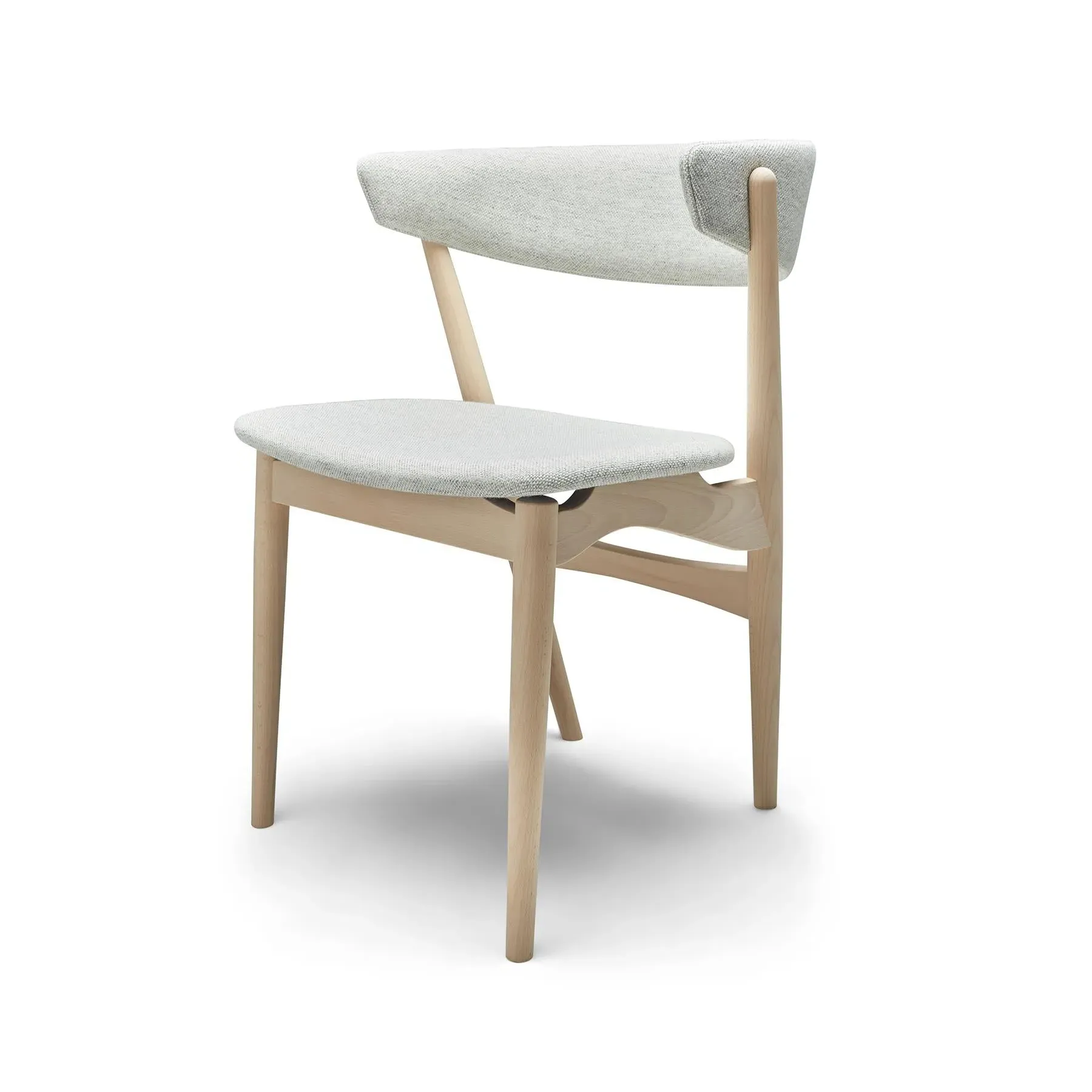 Upholstered Dining Chair - Black, Leather