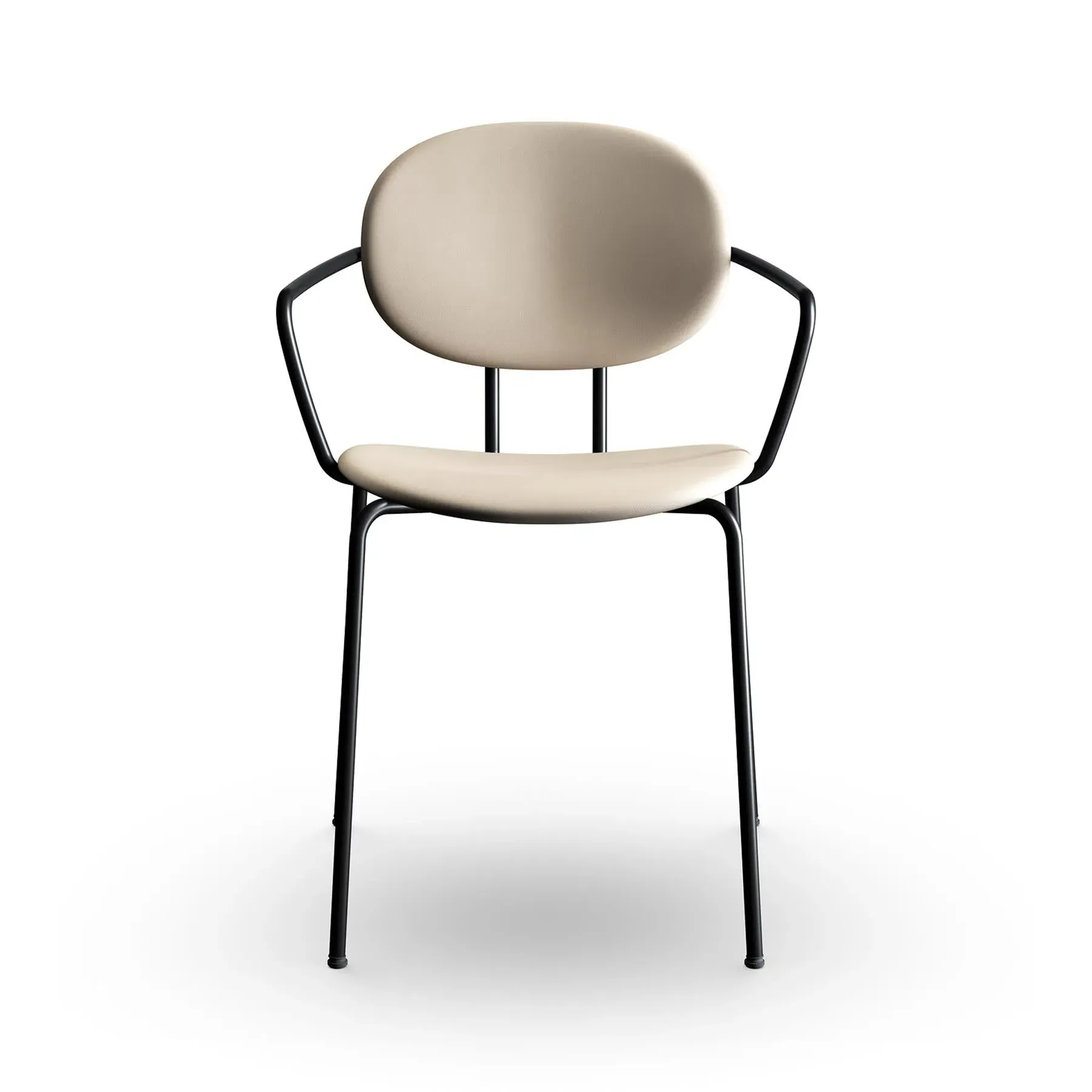 Upholstered Dining Chair with Arms - Earth