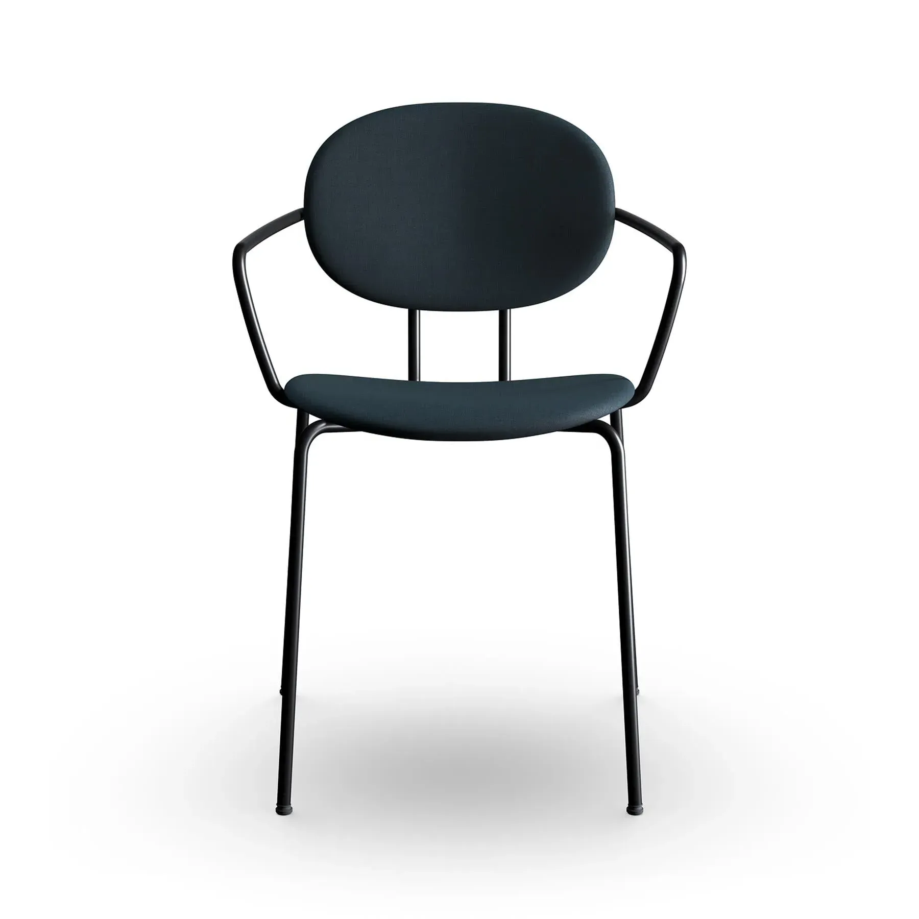 Upholstered Dining Chair with Arms - Remix image