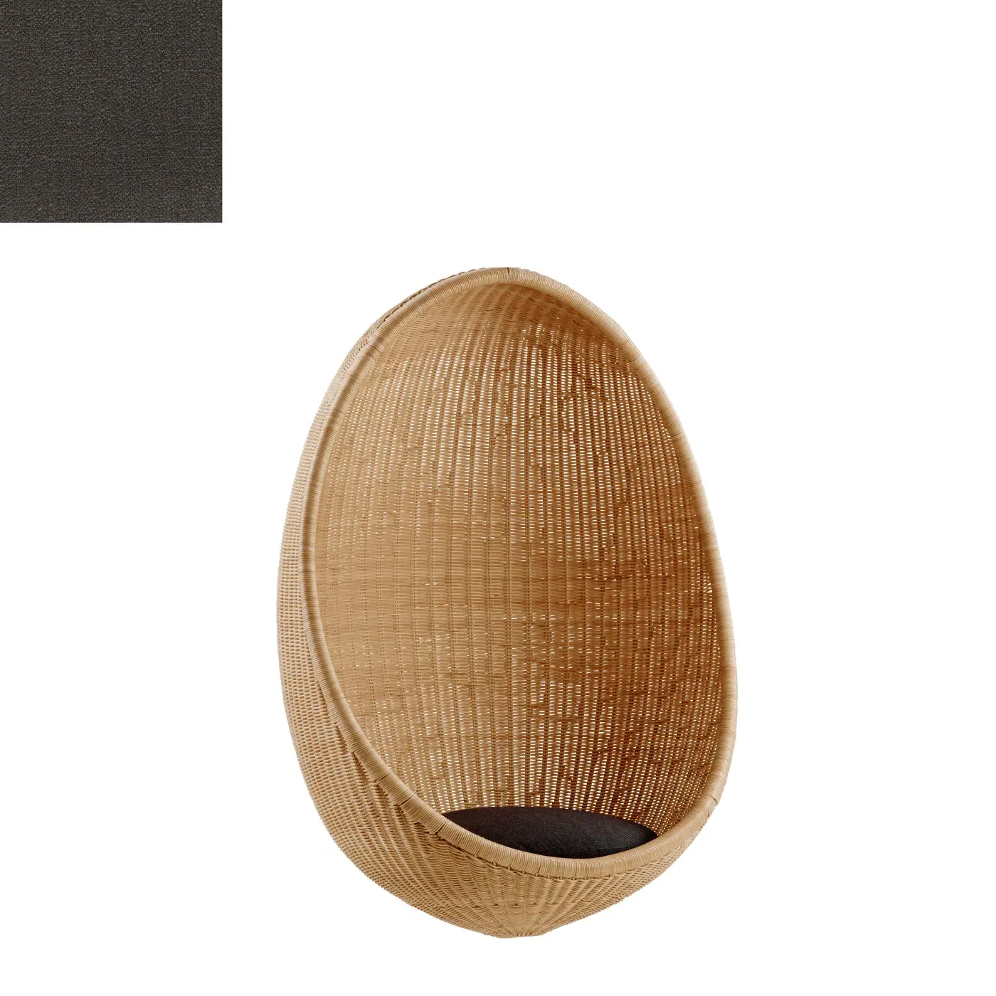 Hanging Egg Chair - Crumble Coffee, Rattan
