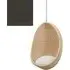 Hanging Egg Chair Junior with Chain - Crumble Coffee, Rattan