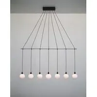 Drape Linear Chandelier - Smoke, Dark Oxidized