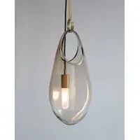 Hold 18 Pendant Light - Clear, Brass