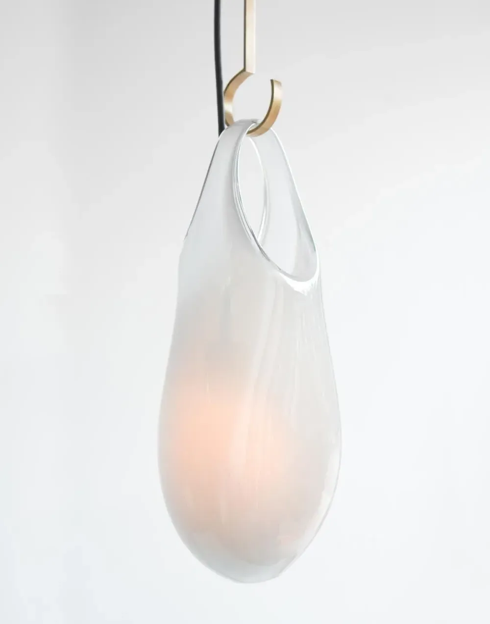 Hold 18 Pendant Light - White, Brass