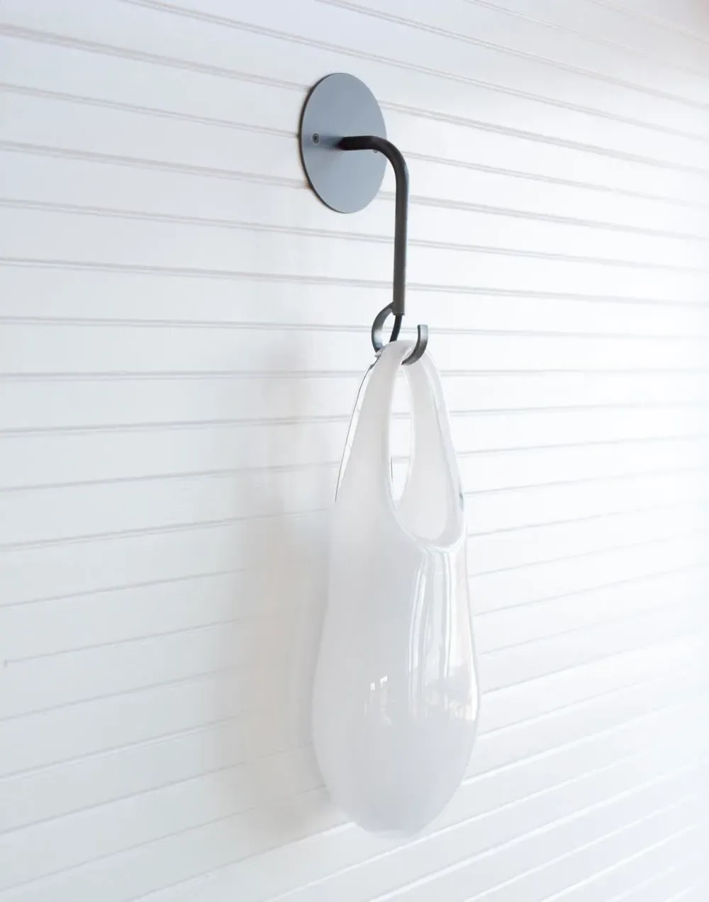 Hold 18 Wall Light - Brushed Brass, Opaque White Glass