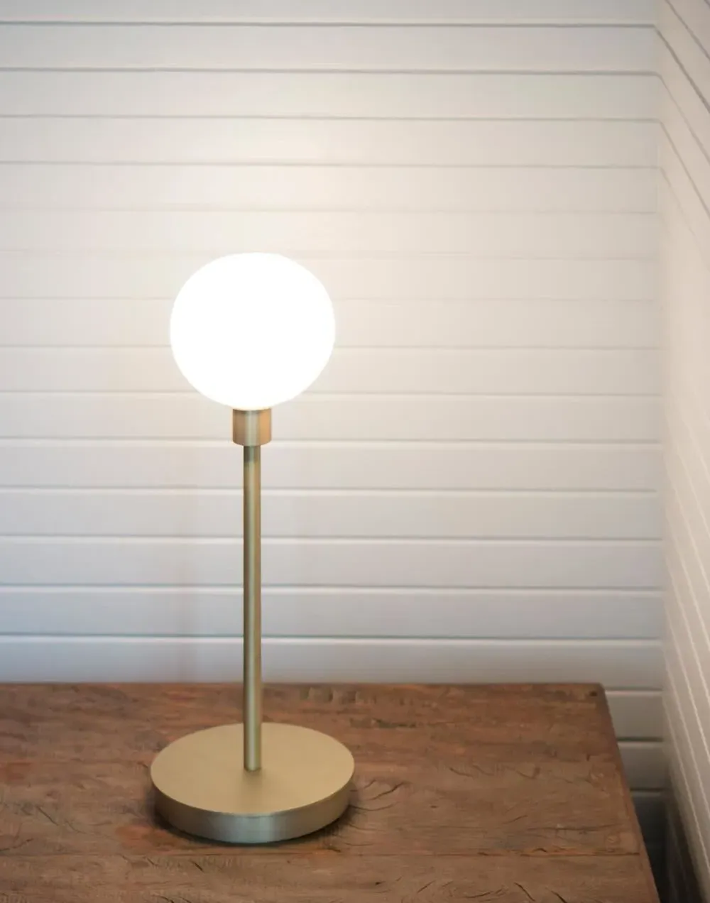 Single Table Lamp - Smoke, Glass