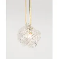 Wrap Pin Pendant Light - Smoke, Glass