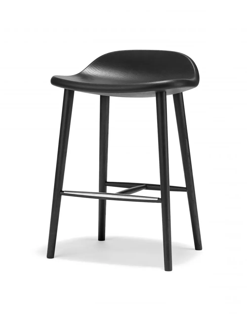 Miss Holly 78cm Bar Stool - Black Oak