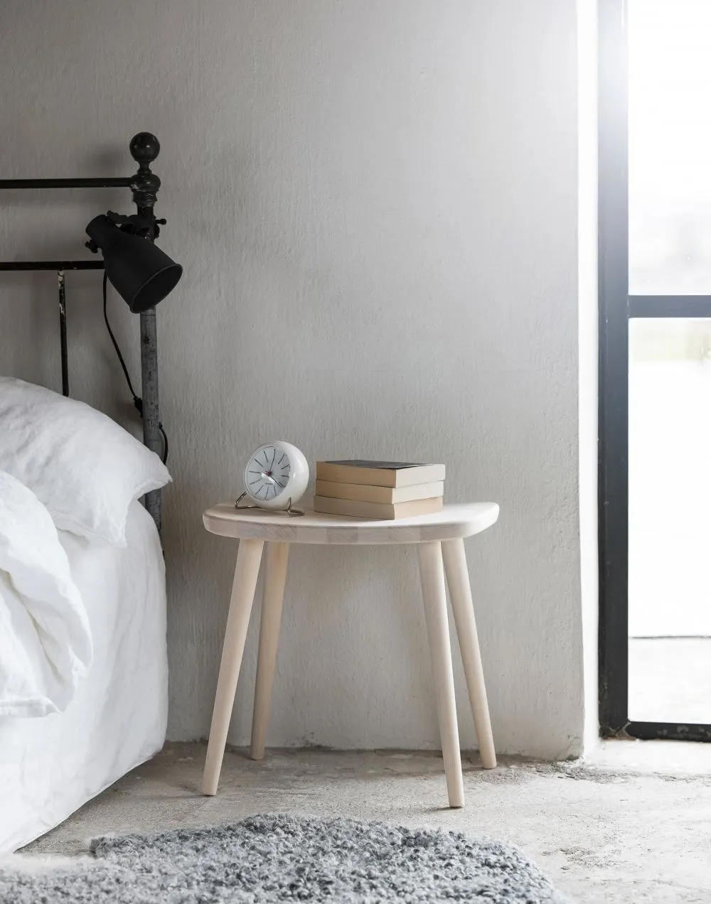 Palle Stool - Black, Birch