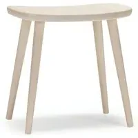 Palle Stool - White, Birch