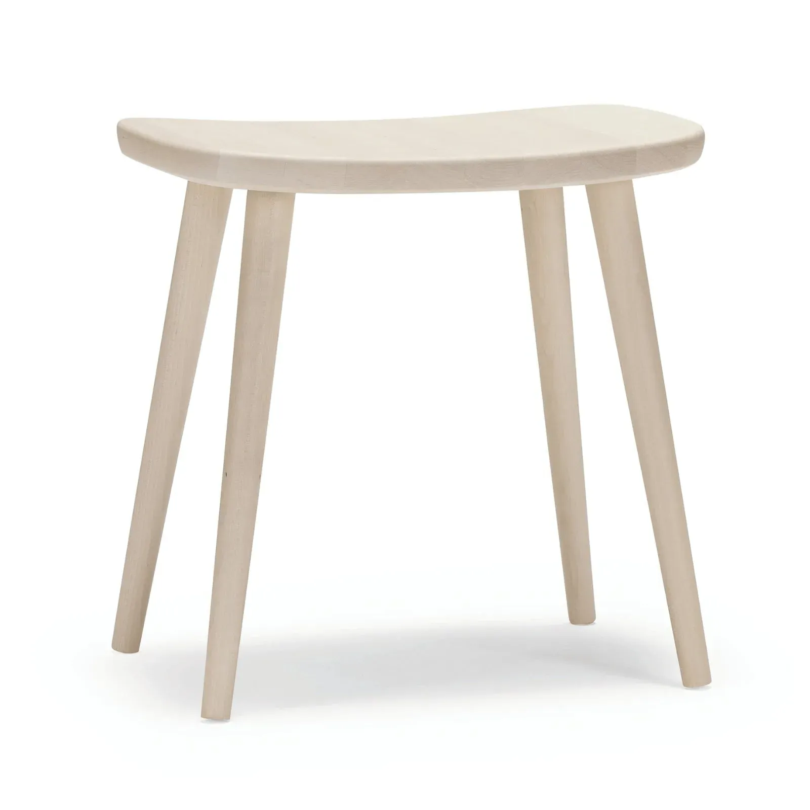 Palle Stool - White, Birch