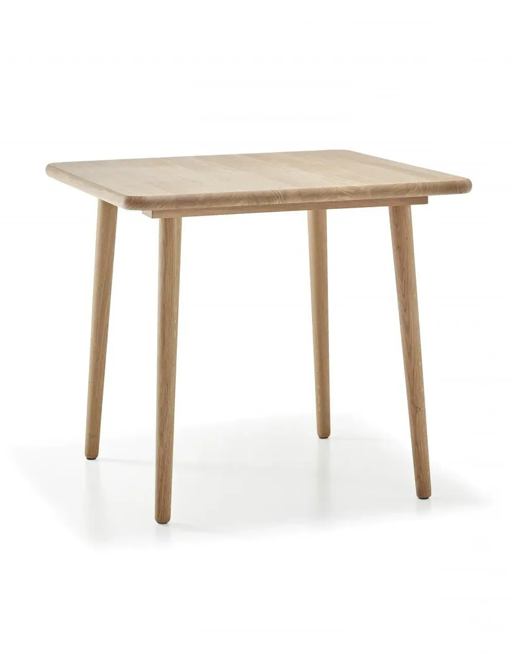 Rectangular Dining Table with Turned Legs - Oak image