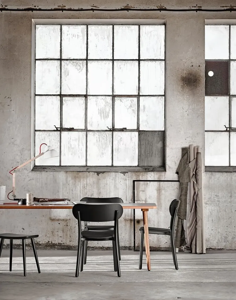 Square Dining Table with Turned Legs - Birch