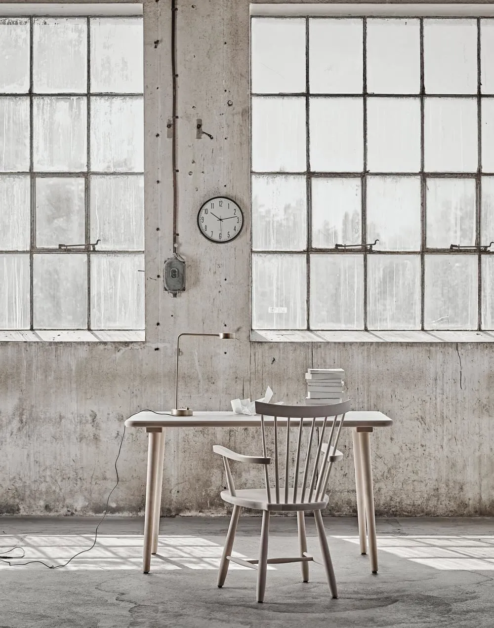 Square Dining Table with Turned Legs - Birch