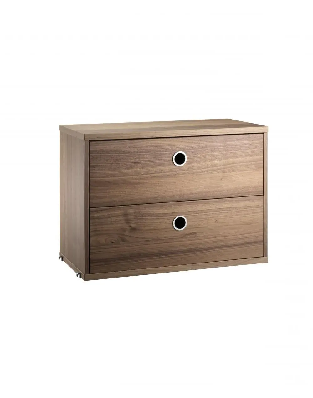 58cm Chest of Drawers for Shelving - Walnut image