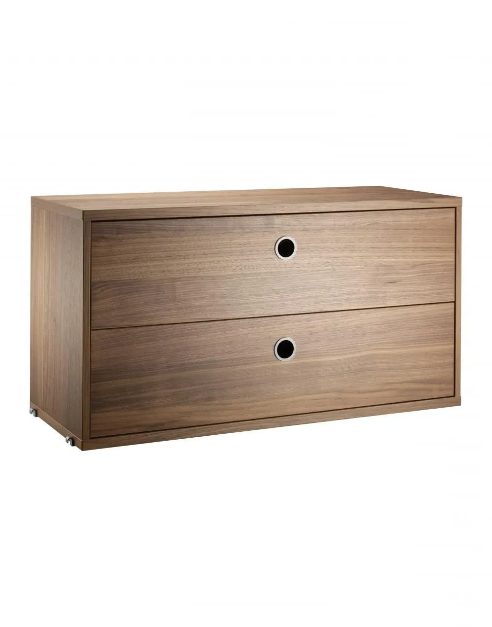 78cm Chest of Drawers for Shelving - Walnut