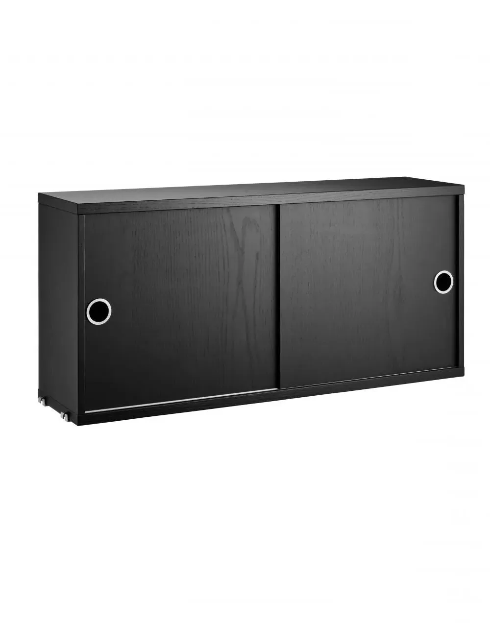 Cabinet with Sliding Doors - Black, Ash