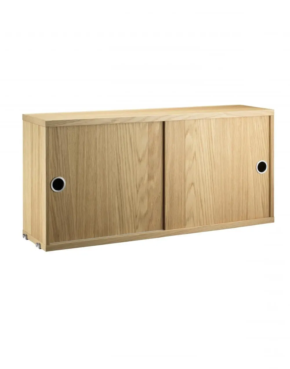 Cabinet with Sliding Doors - Oak