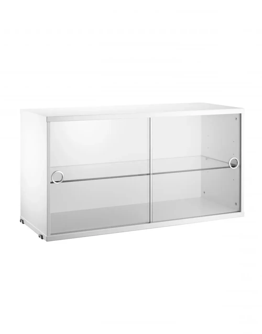 Display Cabinet with Glass Shelf - Natural, Ash