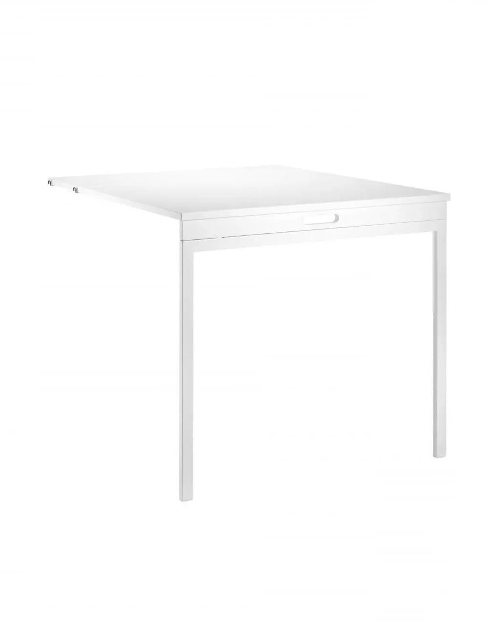 Folding Table with Shelf Mount - Walnut, Wood