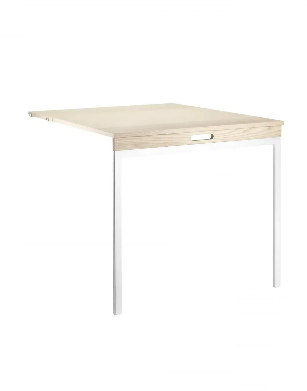 Folding Table with Shelf Mount - Walnut, Wood