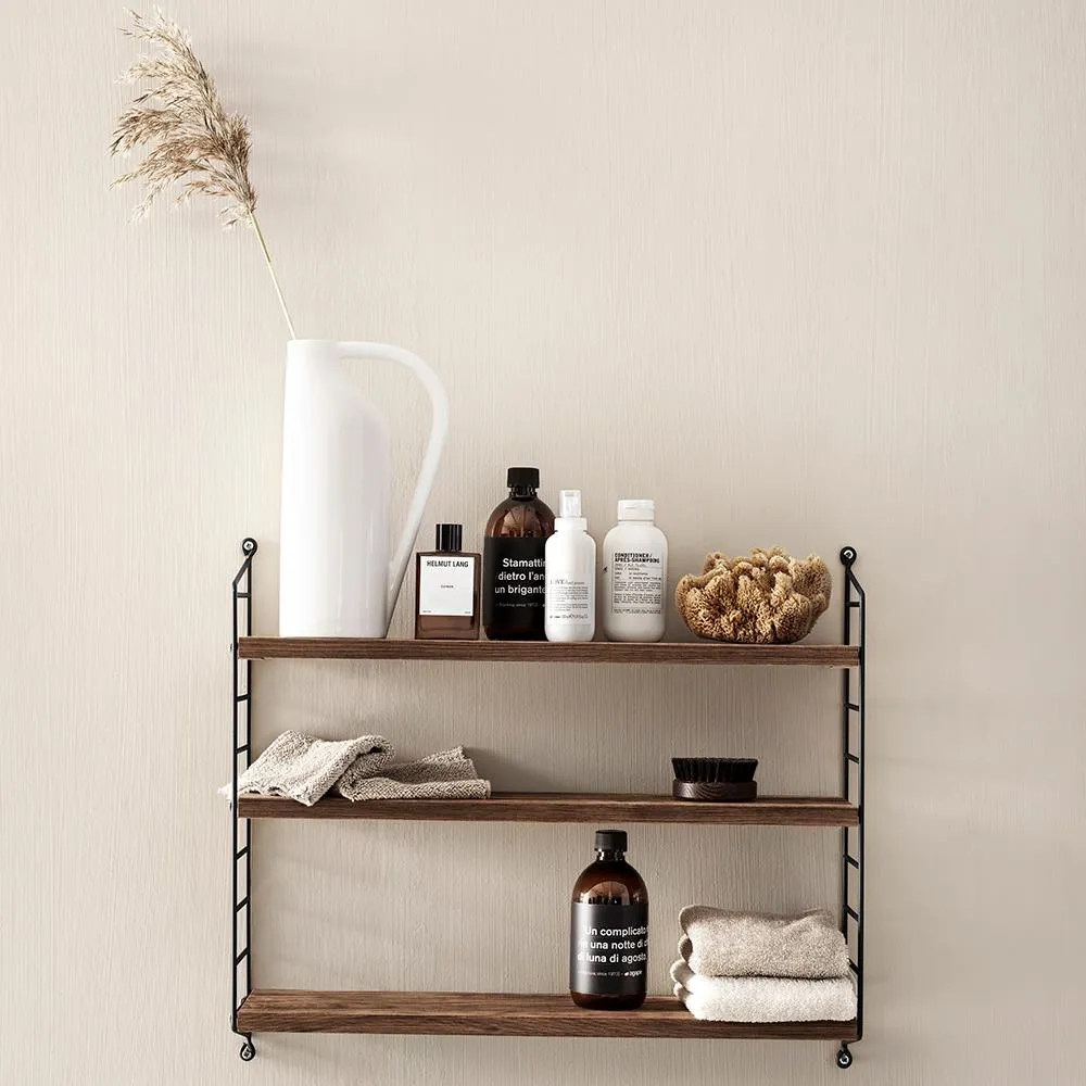 Pocket Wall Shelving System - Ash