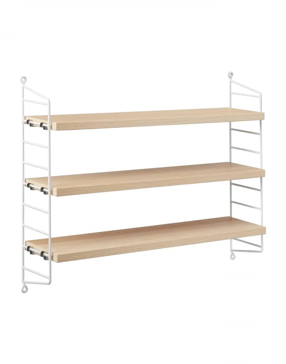 Pocket Wall Shelving System - Ash