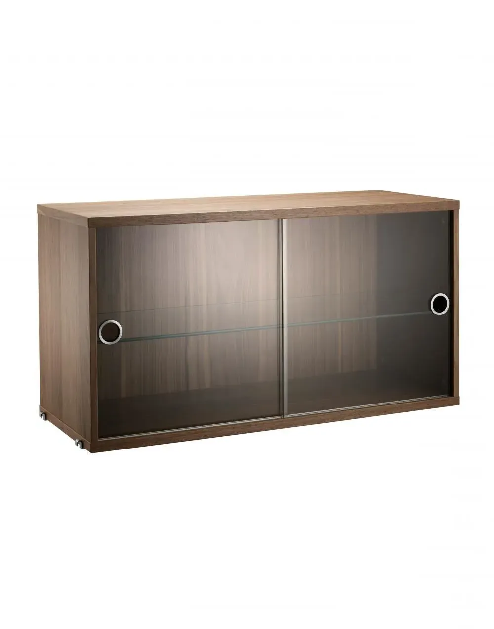 String Display Cabinet - Walnut