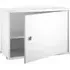 String System Cabinet with Swing Door - White