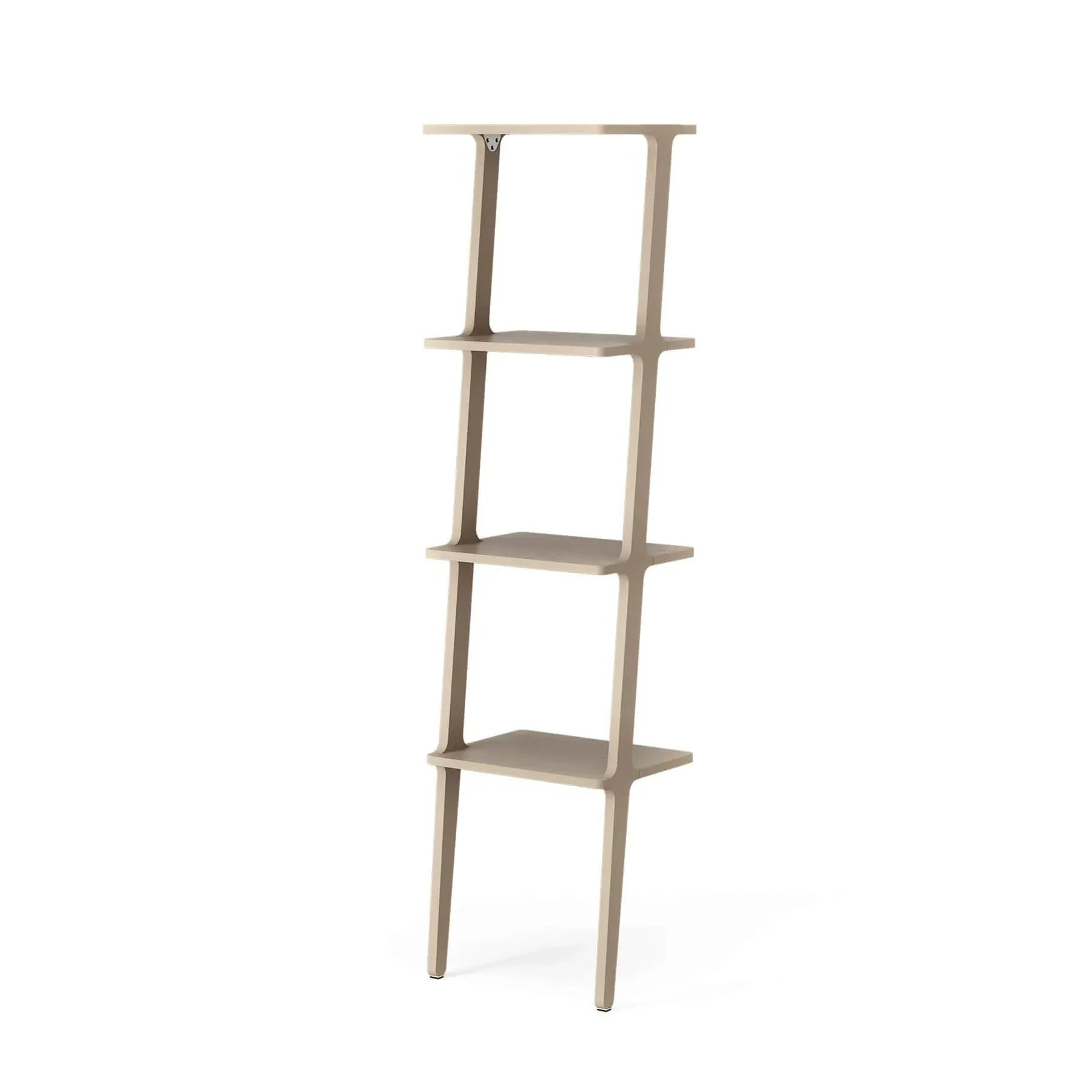 2-Shelf Leaning Bookshelf - Nutmeg, Ash