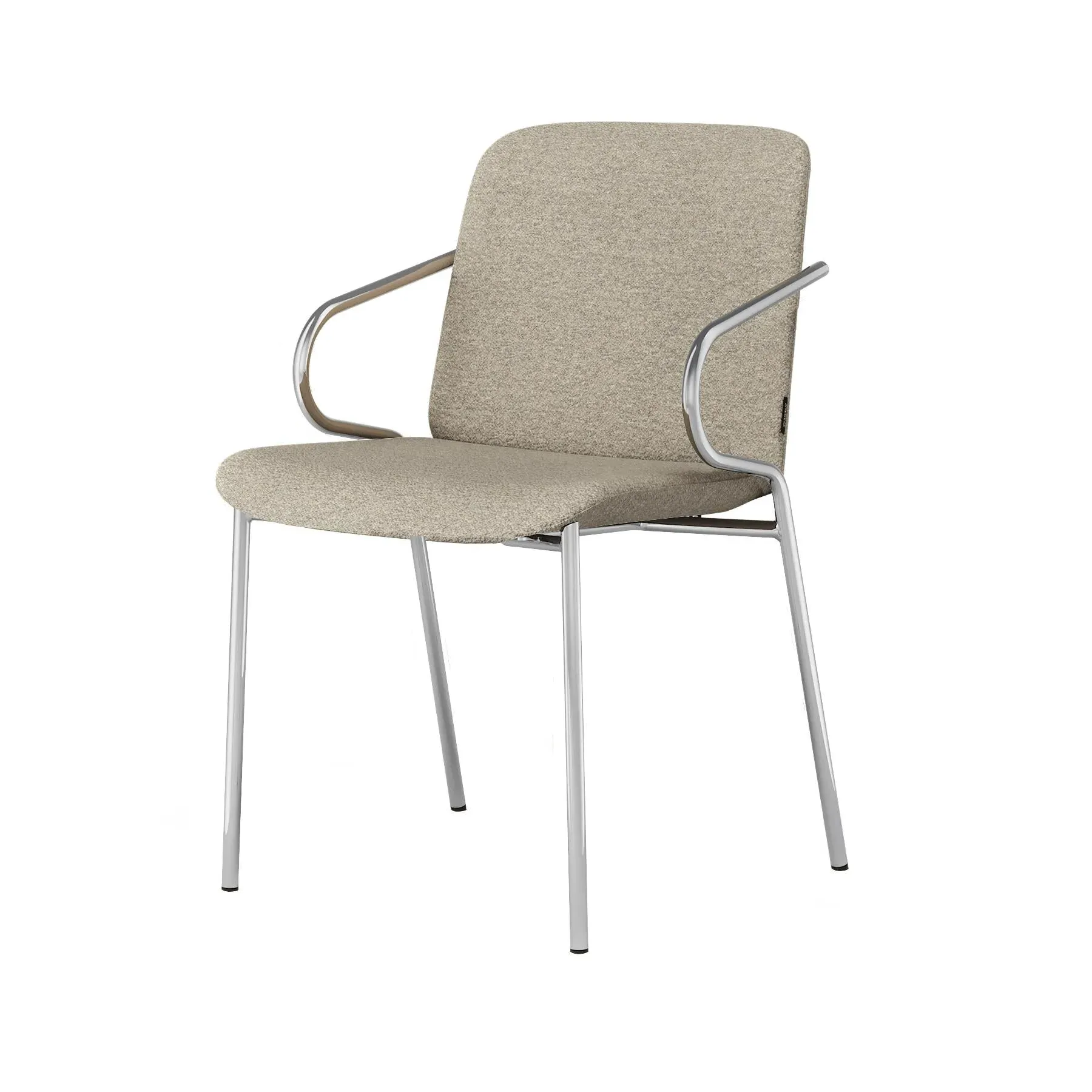 Amstelle Armchair - Barnum 02, Chrome