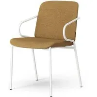 Amstelle Armchair - Barnum 05, White Steel