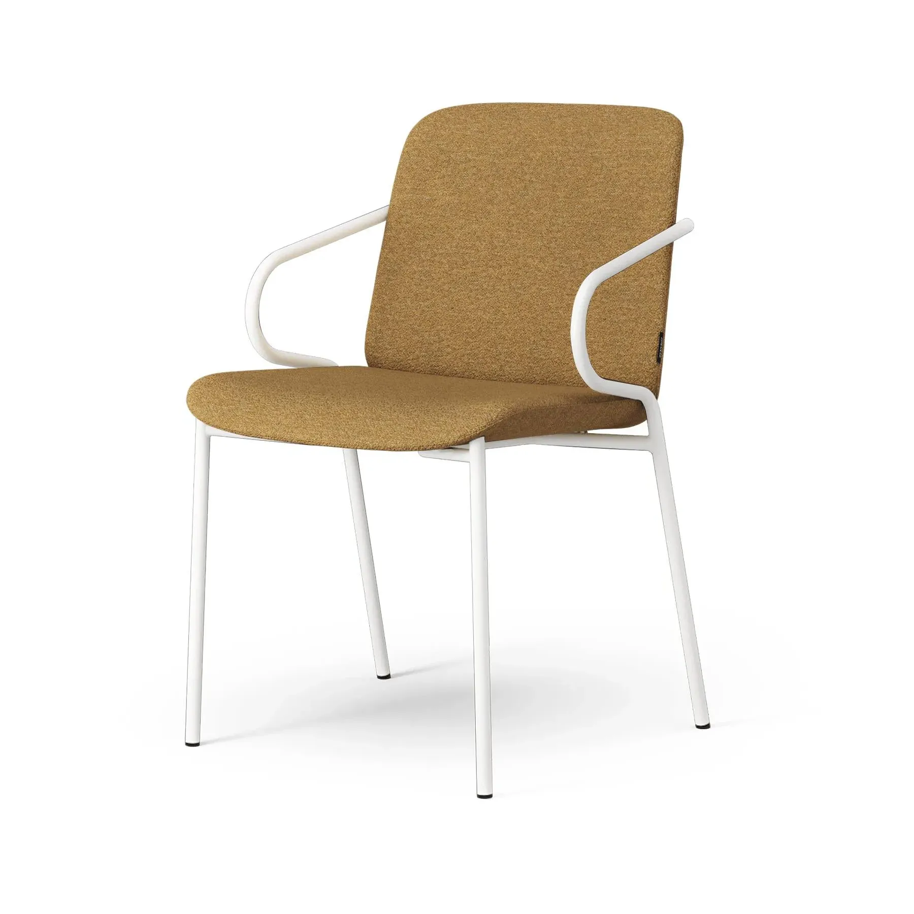 Amstelle Armchair - Barnum 05, White Steel
