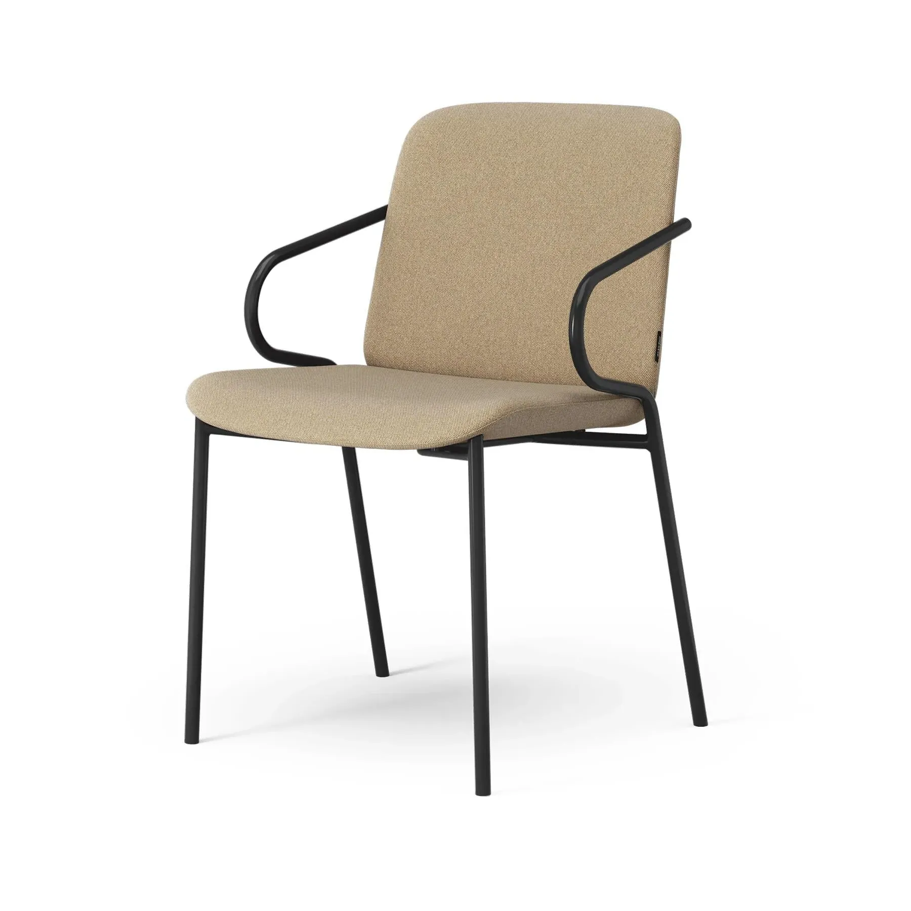 Amstelle Armchair - Main Line Flax 12, Black Steel image